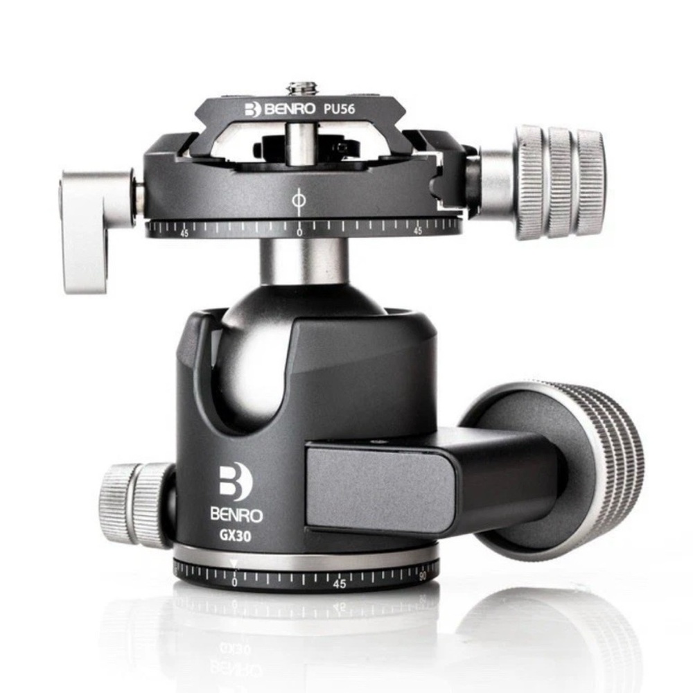 GX30 Black and Silver Tripod Head